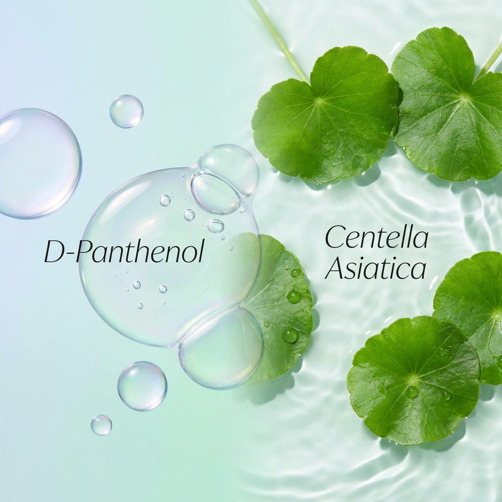 D-Panthenol과 Centella Asiatica 핵심 성분